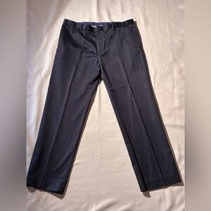Banana Republic navy non iron tailored slim fit dress pants men’s 35x32